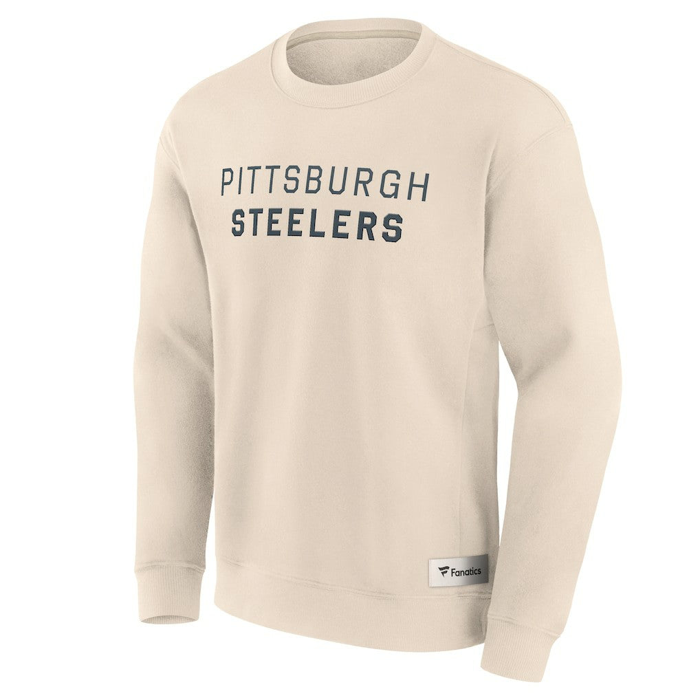 Pittsburgh Steelers Fanatics Elements Future Ground Lettering Pullover Sweatshirt