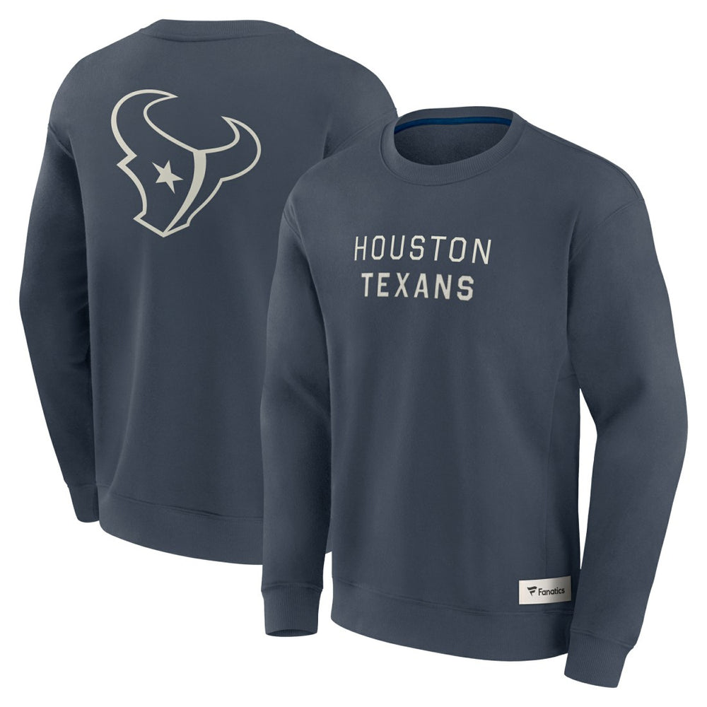 Houston Texans Fanatics Elements Future Ground Lettering Pullover Sweatshirt