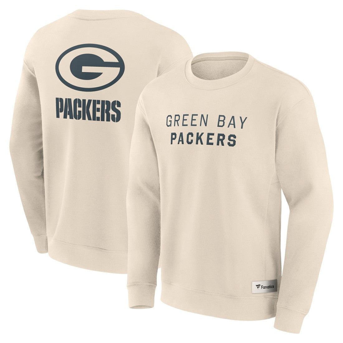 Green Bay Packers Fanatics Elements Future Ground Lettering Pullover Sweatshirt