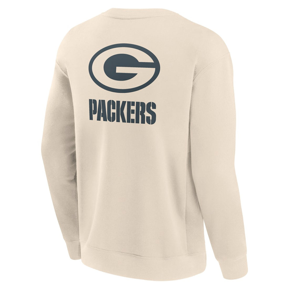 Green Bay Packers Fanatics Elements Future Ground Lettering Pullover Sweatshirt