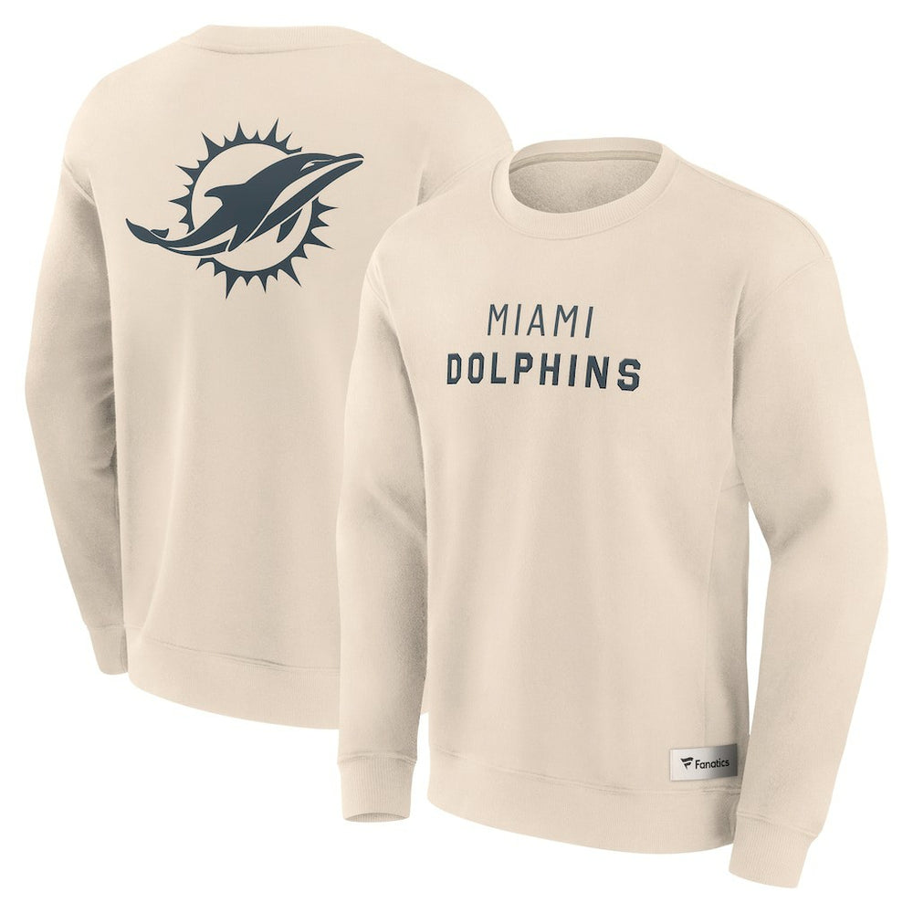Miami Dolphins Fanatics Elements Future Ground Lettering Pullover Sweatshirt