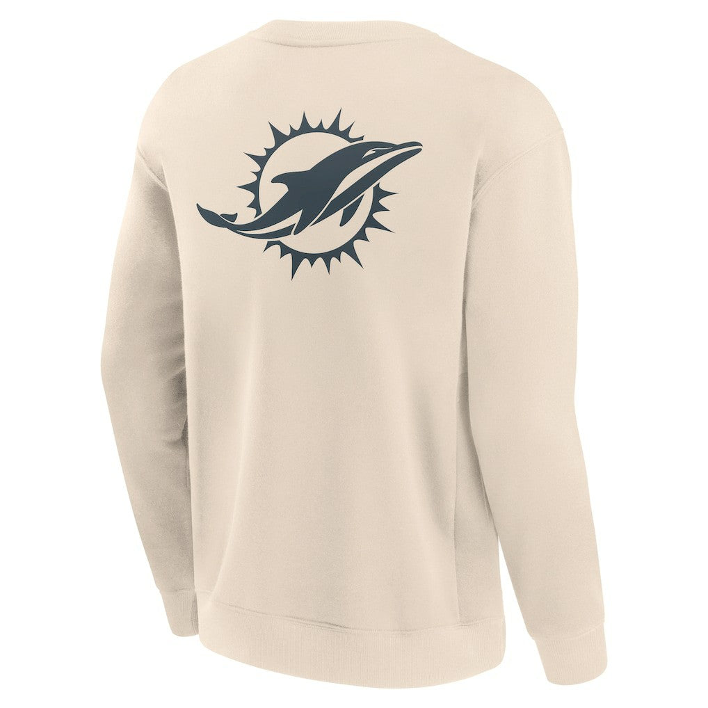 Miami Dolphins Fanatics Elements Future Ground Lettering Pullover Sweatshirt