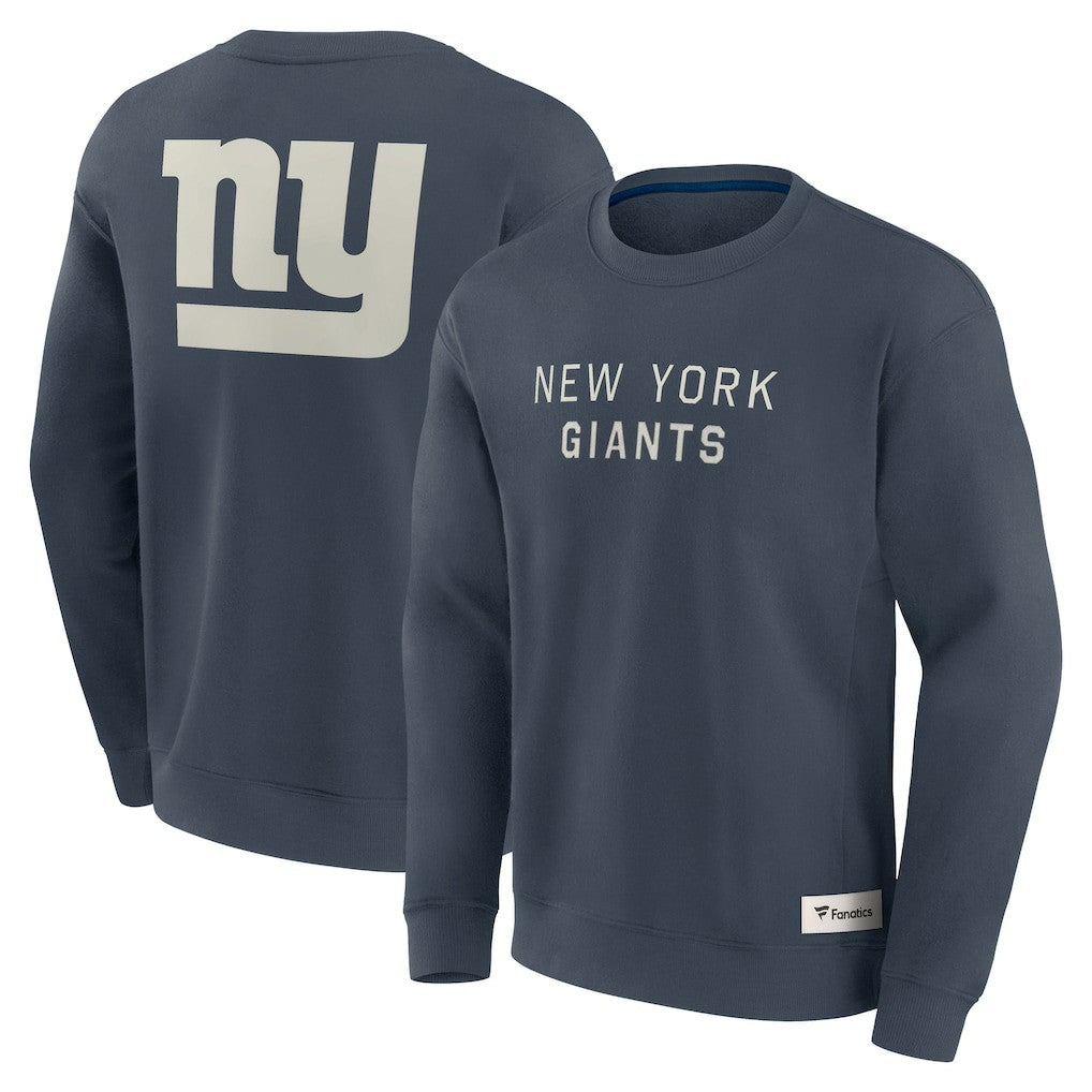 New York Giants Fanatics Elements Future Ground Lettering Pullover Sweatshirt