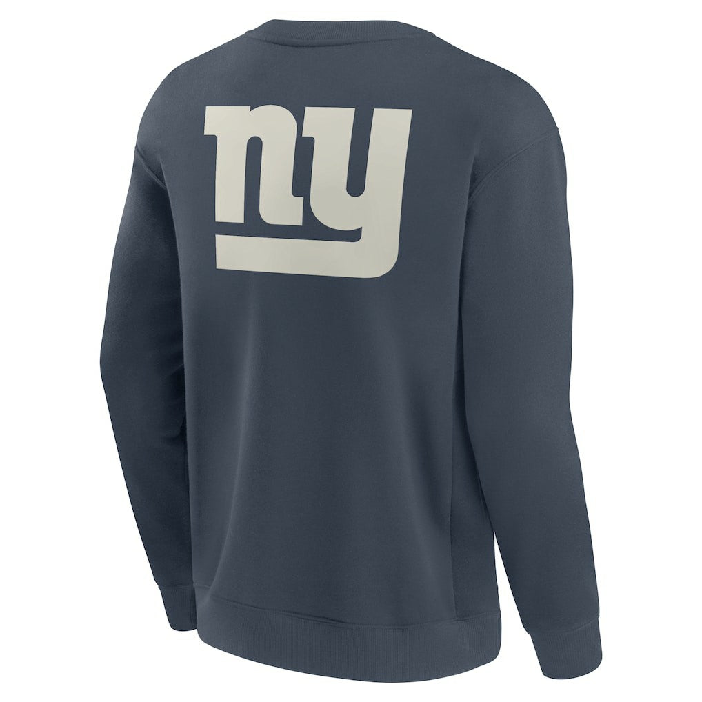 New York Giants Fanatics Elements Future Ground Lettering Pullover Sweatshirt