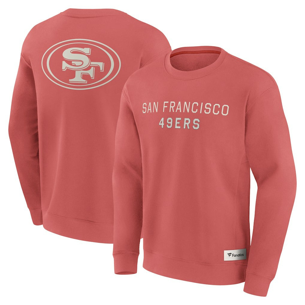 San Francisco 49ers Fanatics Elements Future Ground Lettering Pullover Sweatshirt
