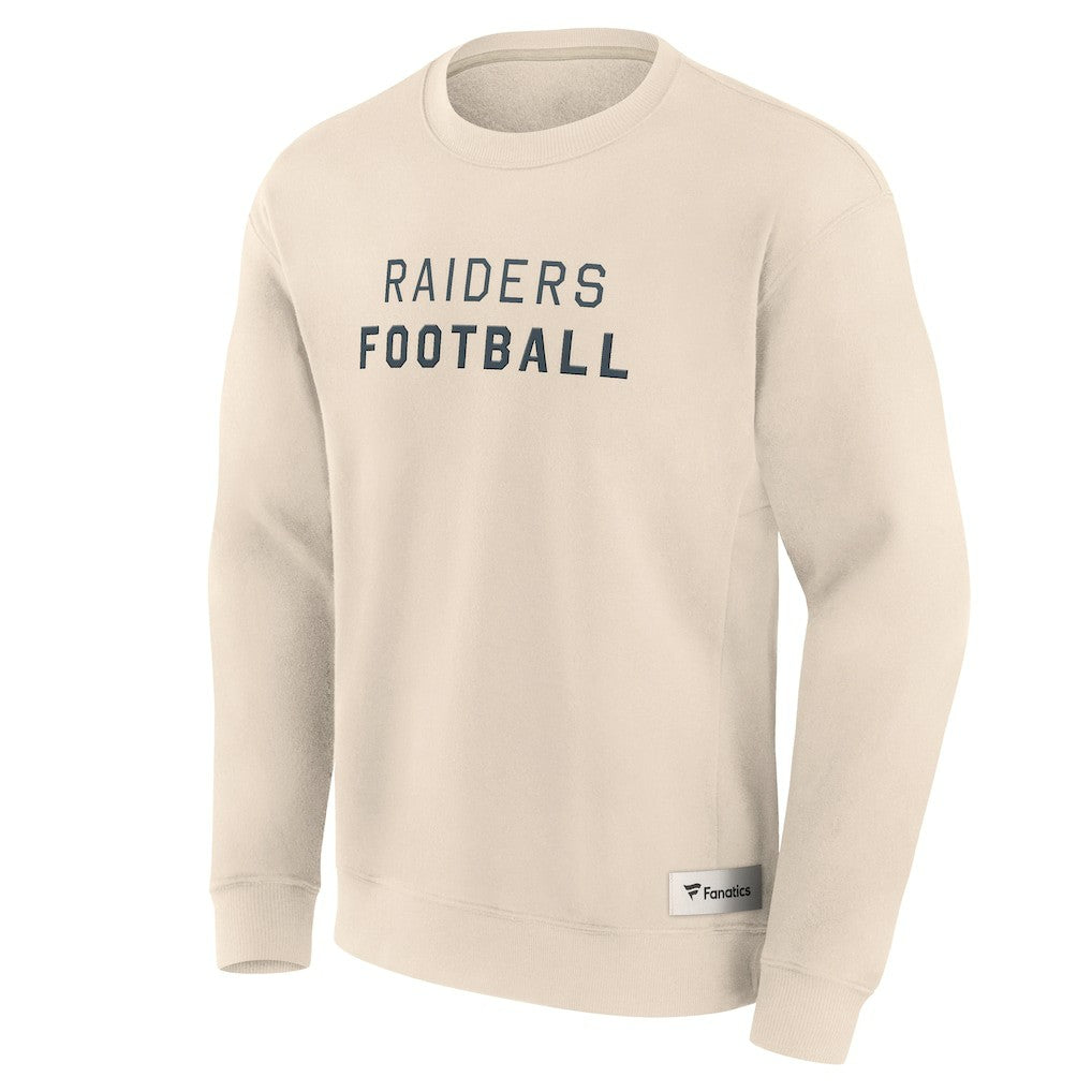 Las Vegas Raiders Fanatics Elements Future Ground Lettering Pullover Sweatshirt