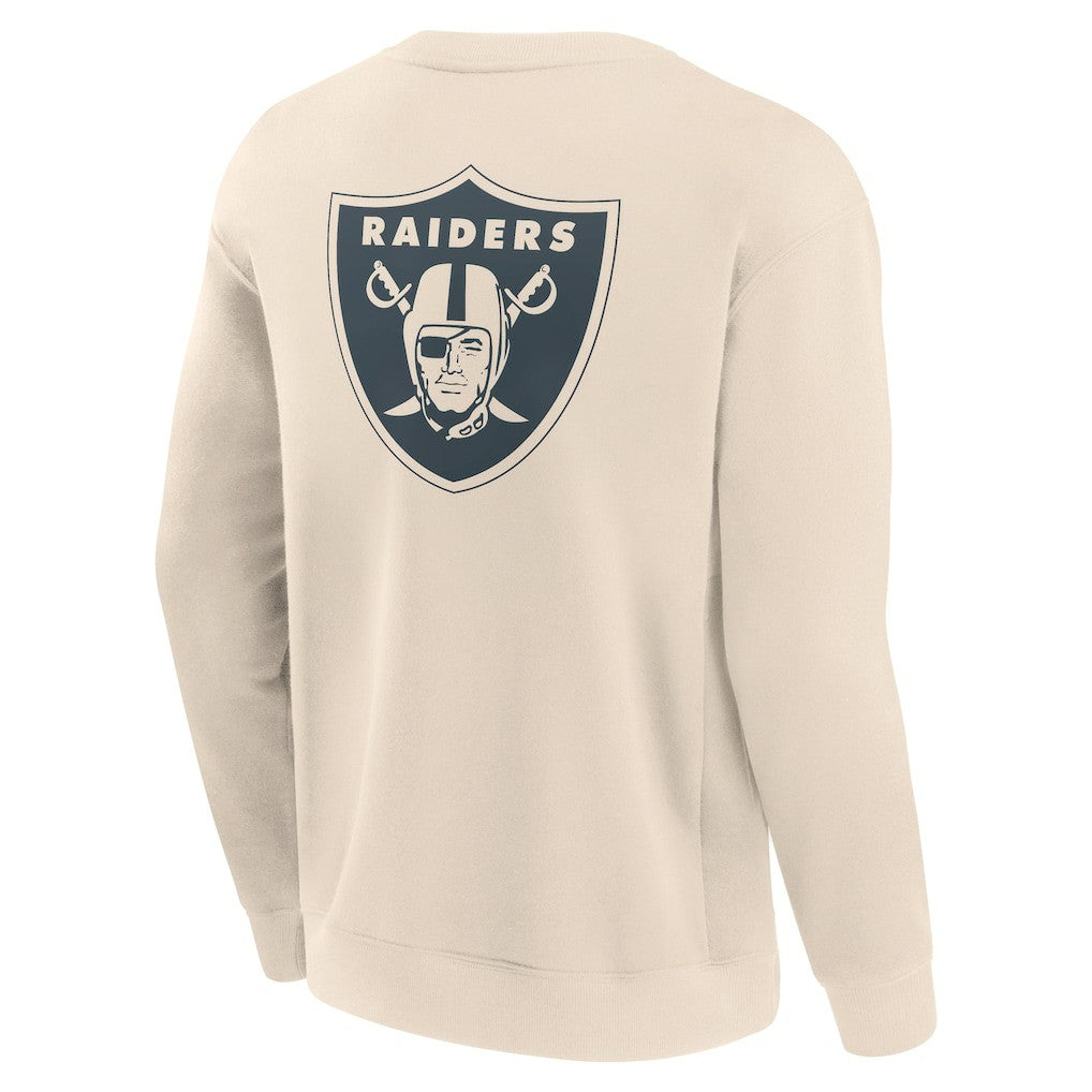 Las Vegas Raiders Fanatics Elements Future Ground Lettering Pullover Sweatshirt