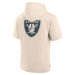 Las Vegas Raiders Fanatics Elements Future Ground Lettering Short Sleeve Pullover Hoodie