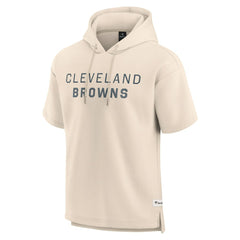 Cleveland Browns Fanatics Elements Future Ground Lettering Short Sleeve Pullover Hoodie
