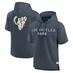 Los Angeles Rams Fanatics Elements Future Ground Lettering Short Sleeve Pullover Hoodie