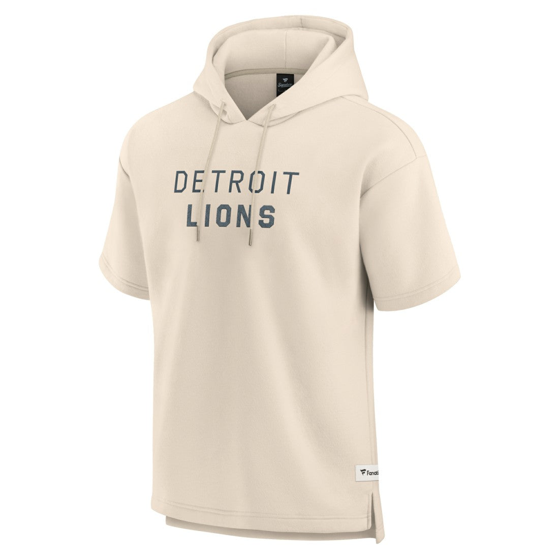 Detroit Lions Fanatics Elements Future Ground Lettering Short Sleeve Pullover Hoodie