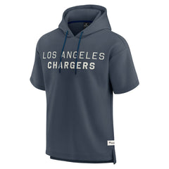 Los Angeles Chargers Fanatics Elements Future Ground Lettering Short Sleeve Pullover Hoodie