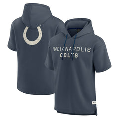 Indianapolis Colts Fanatics Elements Future Ground Lettering Short Sleeve Pullover Hoodie