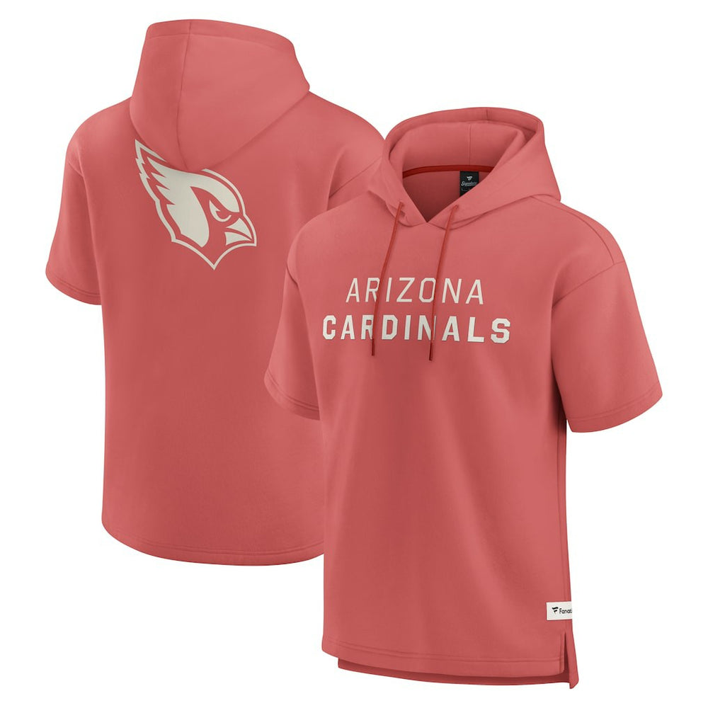Arizona Cardinals Fanatics Elements Future Ground Lettering Short Sleeve Pullover Hoodie
