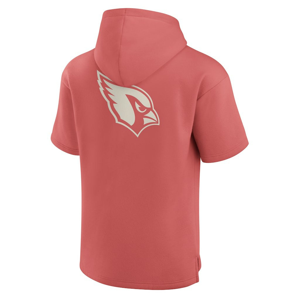 Arizona Cardinals Fanatics Elements Future Ground Lettering Short Sleeve Pullover Hoodie