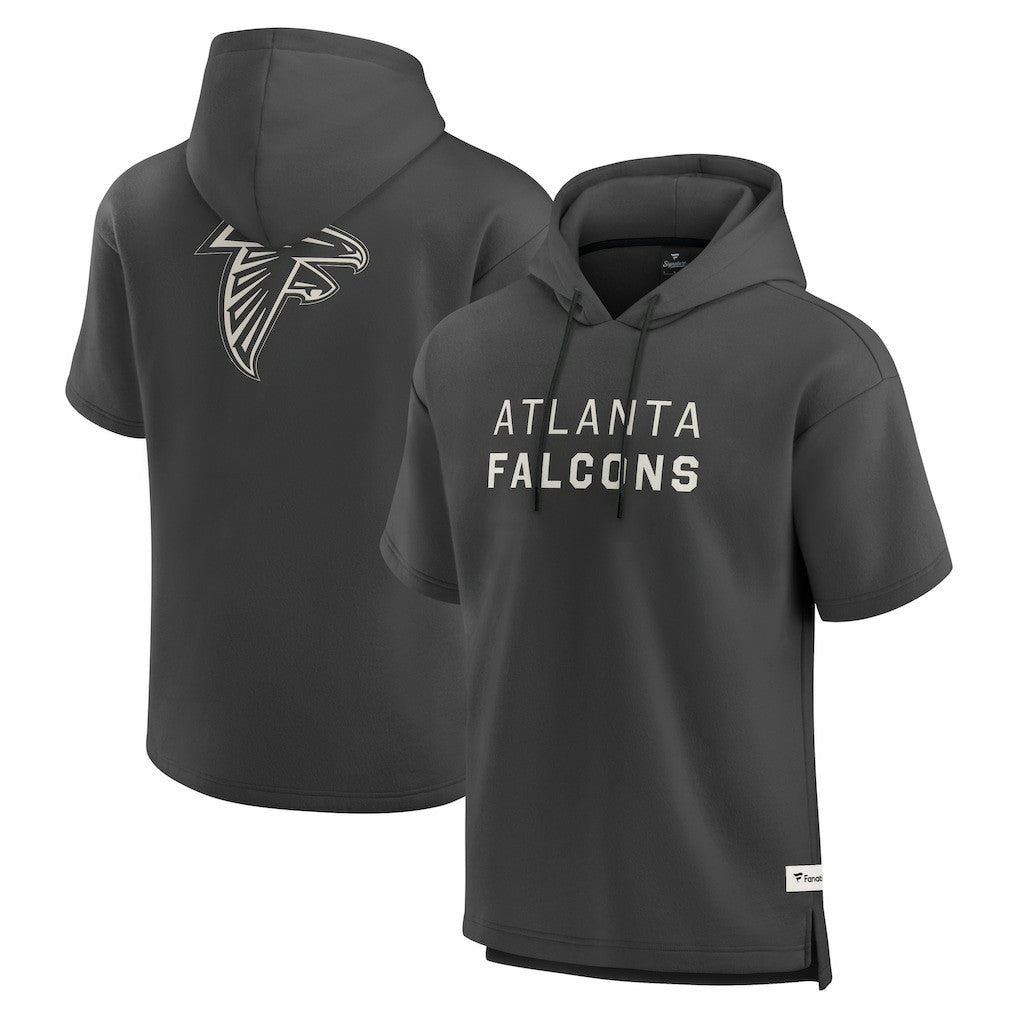 Atlanta Falcons Fanatics Elements Future Ground Lettering Short Sleeve Pullover Hoodie