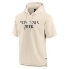 New York Jets Fanatics Elements Future Ground Lettering Short Sleeve Pullover Hoodie