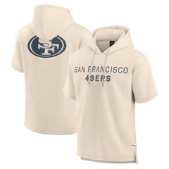 San Francisco 49ers Fanatics Elements Future Ground Lettering Short Sleeve Pullover Hoodie