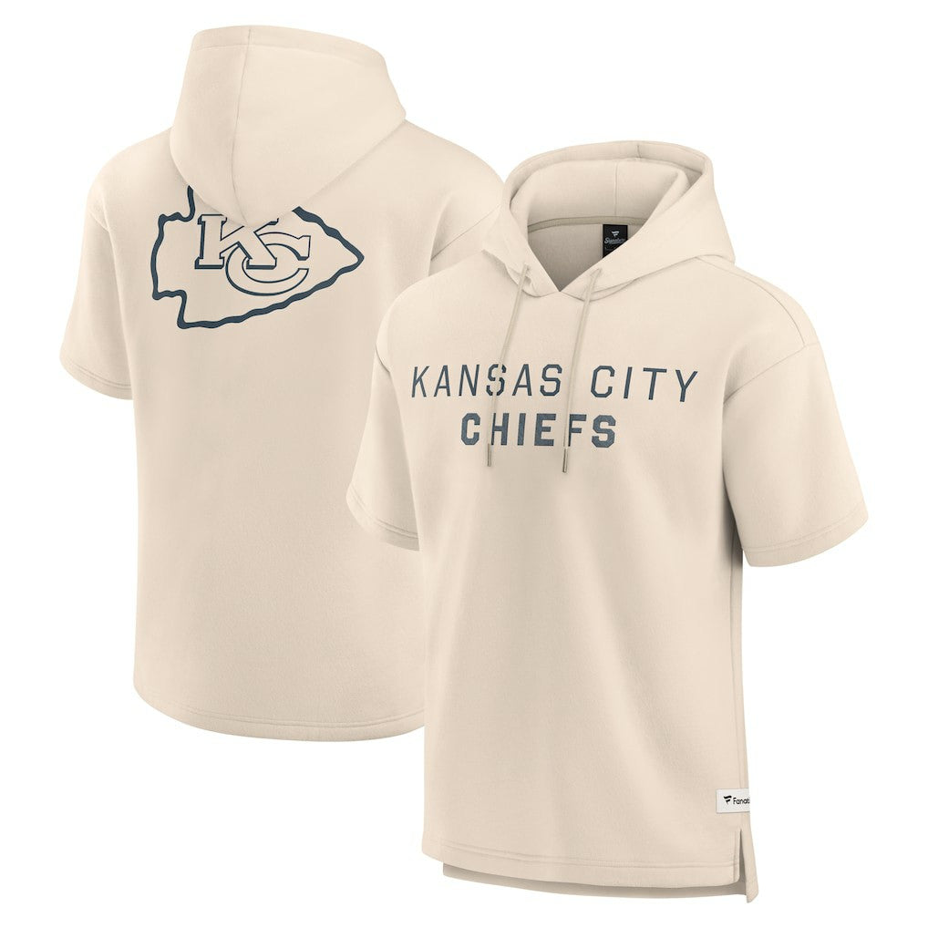Kansas City Chiefs Fanatics Elements Future Ground Lettering Short Sleeve Pullover Hoodie