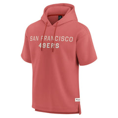 San Francisco 49ers Fanatics Elements Future Ground Lettering Short Sleeve Pullover Hoodie