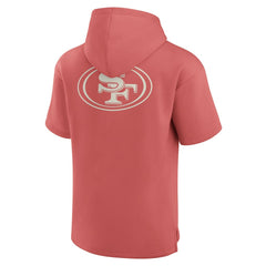 San Francisco 49ers Fanatics Elements Future Ground Lettering Short Sleeve Pullover Hoodie