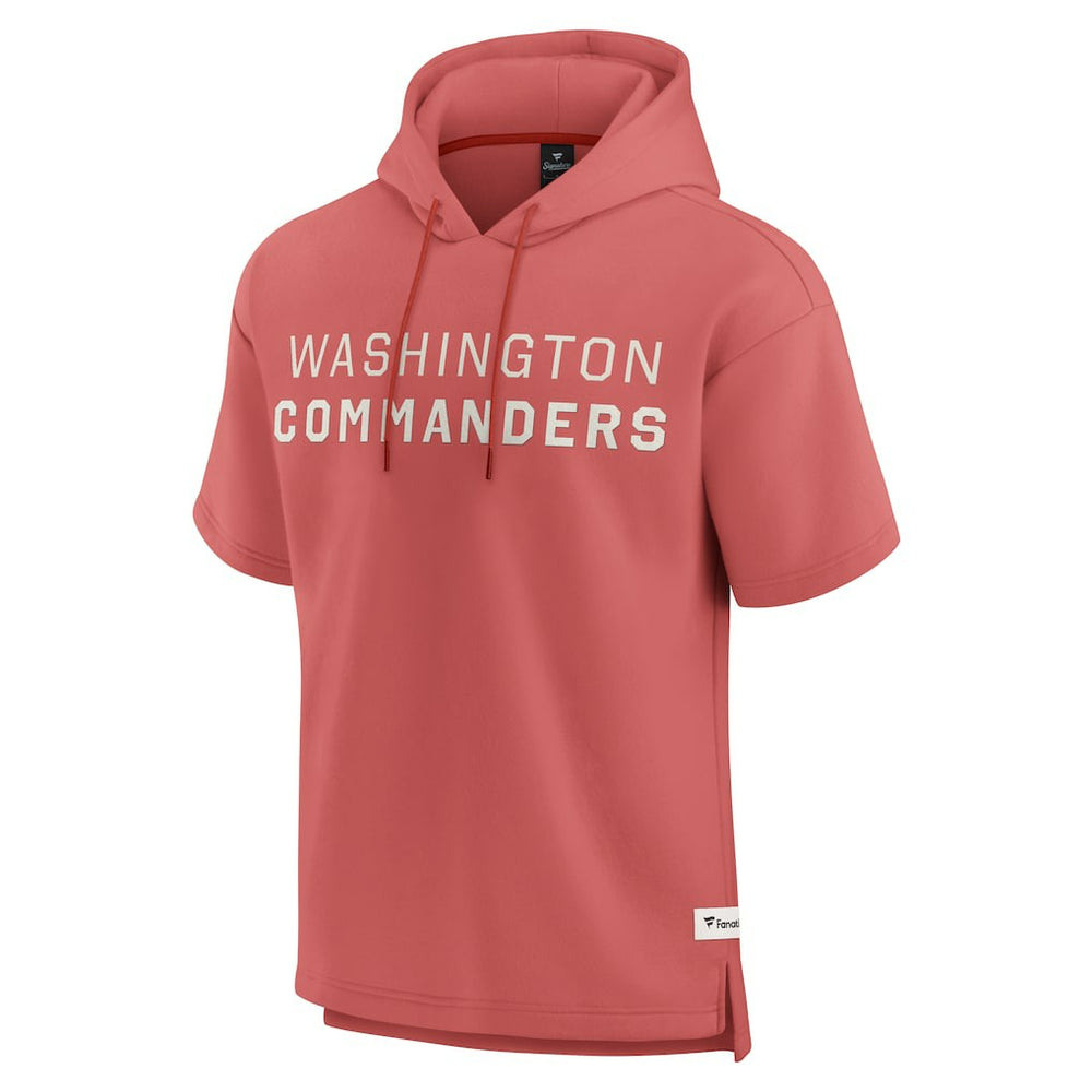 Washington Commanders Fanatics Elements Future Ground Lettering Short Sleeve Pullover Hoodie