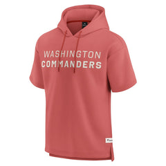 Washington Commanders Fanatics Elements Future Ground Lettering Short Sleeve Pullover Hoodie
