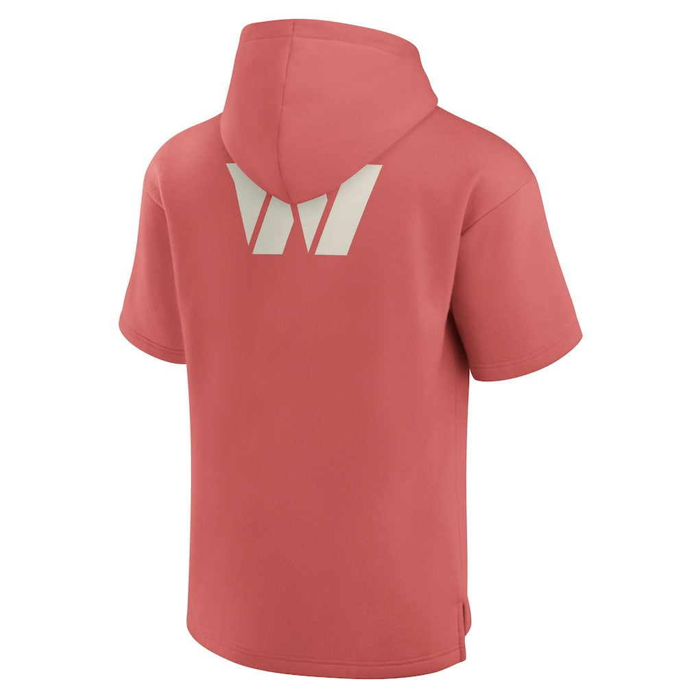 Washington Commanders Fanatics Elements Future Ground Lettering Short Sleeve Pullover Hoodie
