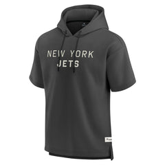 New York Jets Fanatics Elements Future Ground Lettering Short Sleeve Pullover Hoodie