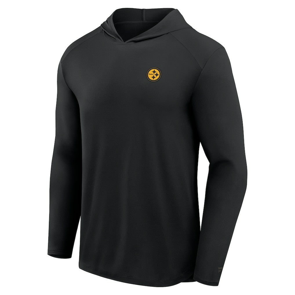 Pittsburgh Steelers Fanatics Front Office Power Mono Long Sleeve Hoodie T-Shirt