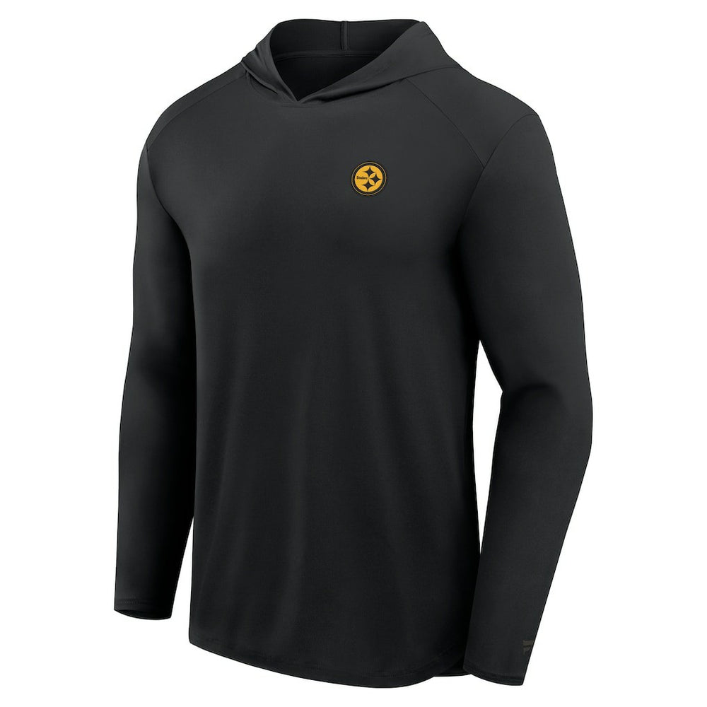 Pittsburgh Steelers Fanatics Front Office Power Mono Long Sleeve Hoodie T-Shirt