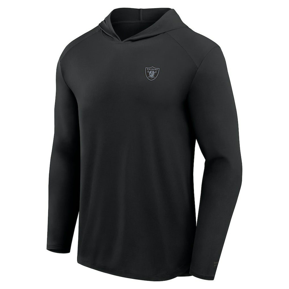 Las Vegas Raiders Fanatics Front Office Power Mono Long Sleeve Hoodie T-Shirt