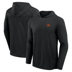 Cincinnati Bengals Fanatics Front Office Power Mono Long Sleeve Hoodie T-Shirt