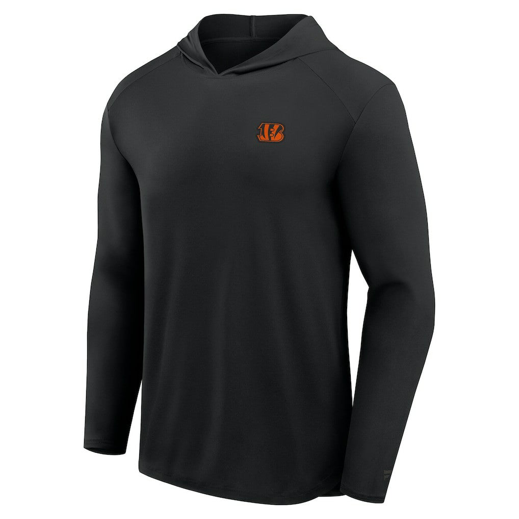 Cincinnati Bengals Fanatics Front Office Power Mono Long Sleeve Hoodie T-Shirt