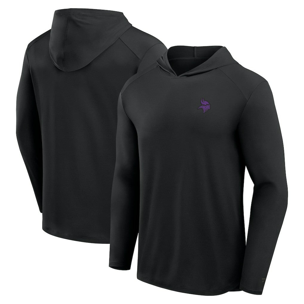 Minnesota Vikings Fanatics Front Office Power Mono Long Sleeve Hoodie T-Shirt