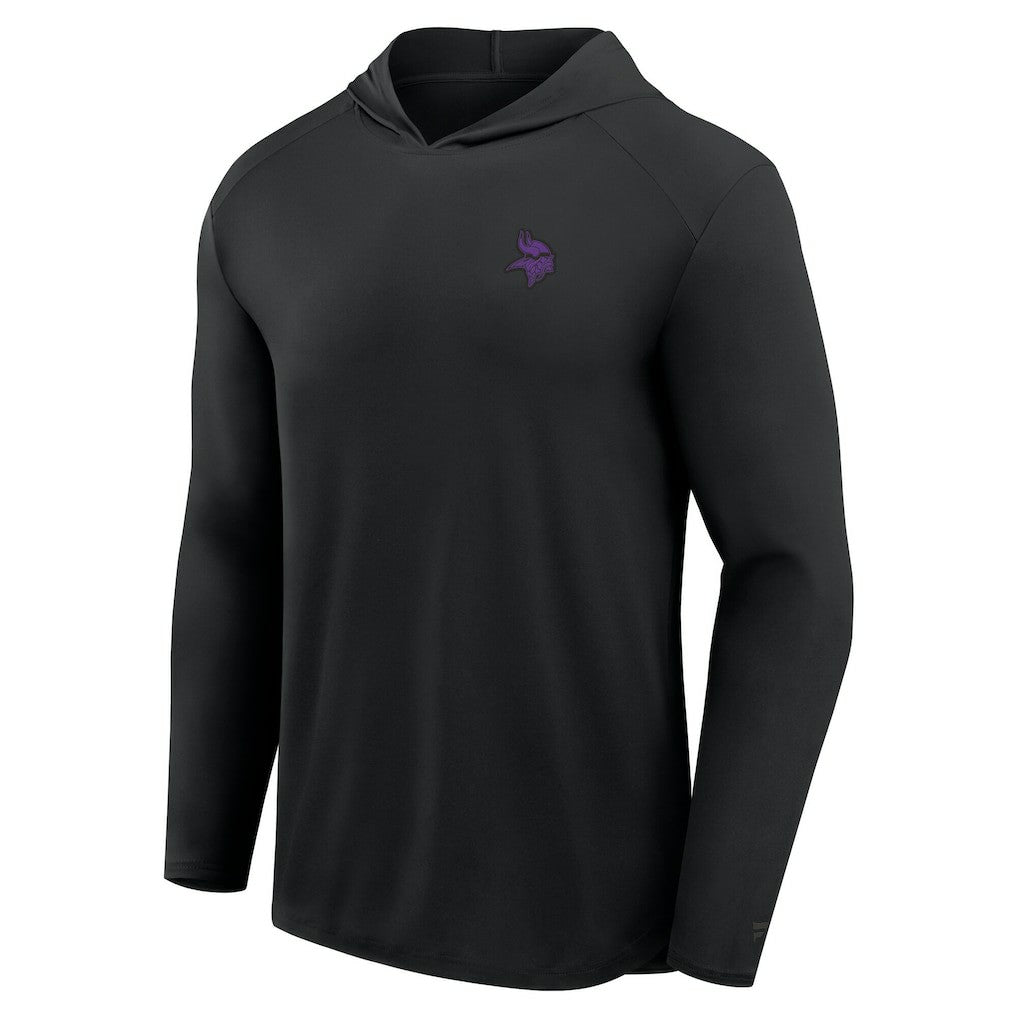 Minnesota Vikings Fanatics Front Office Power Mono Long Sleeve Hoodie T-Shirt