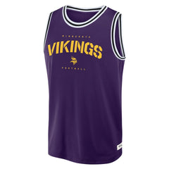 Minnesota Vikings Fanatics Elements Future Ground Jersey Tank Top