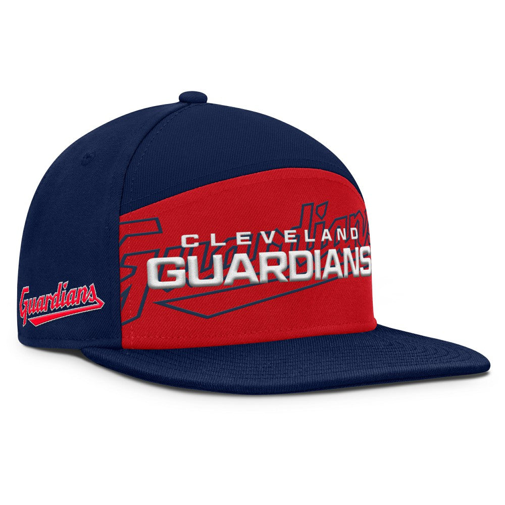 Cleveland Guardians Fanatics Clubhouse Splitter Snapback Hat | MLB Shop
