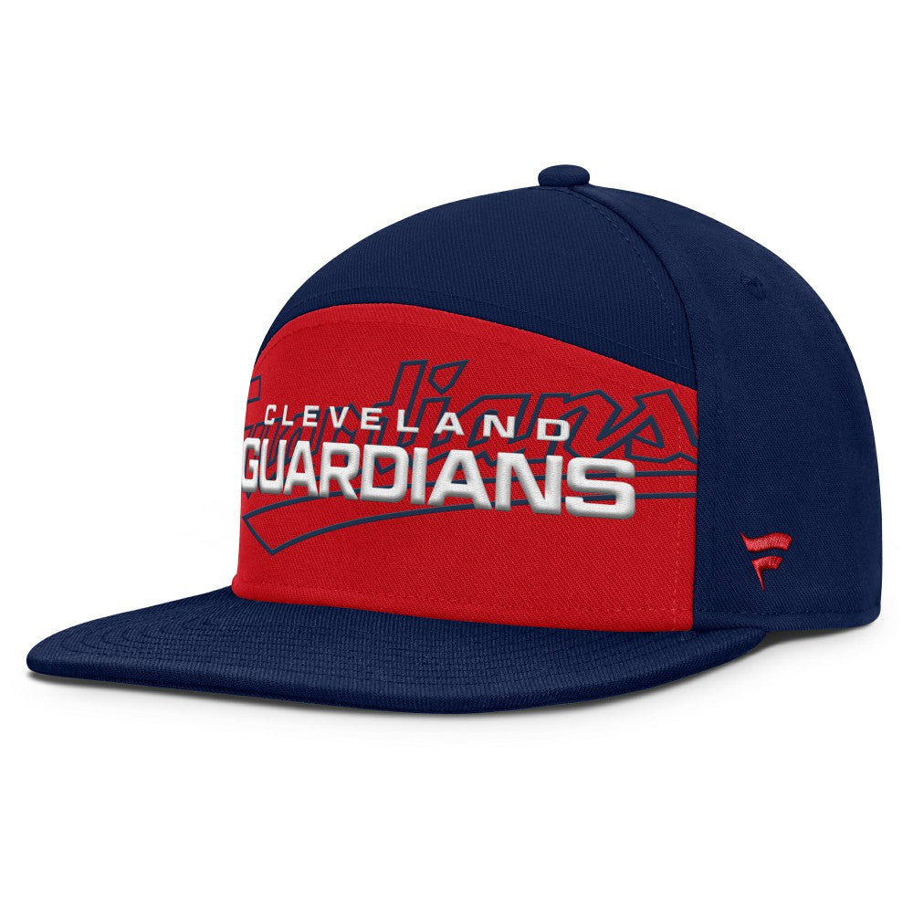 Cleveland Guardians Fanatics Clubhouse Splitter Snapback Hat | MLB Shop