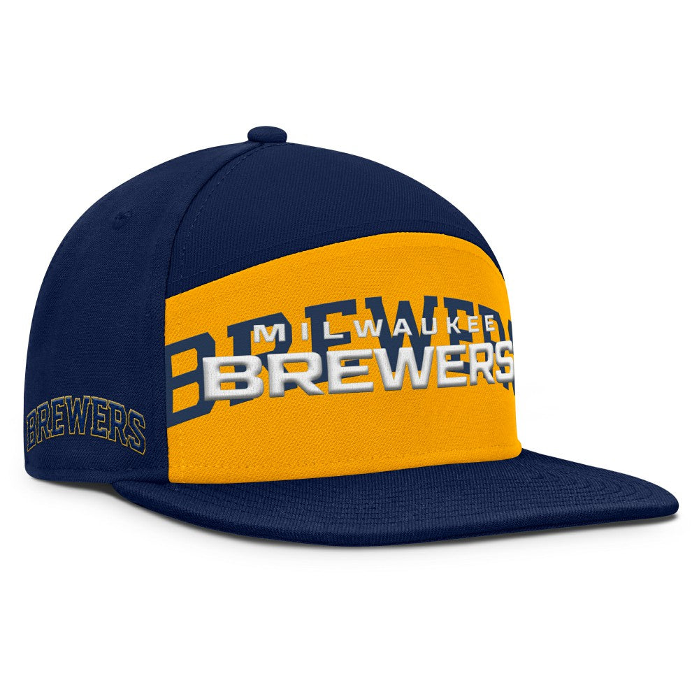 Milwaukee Brewers Fanatics Clubhouse Splitter Snapback Hat | MLB Near me