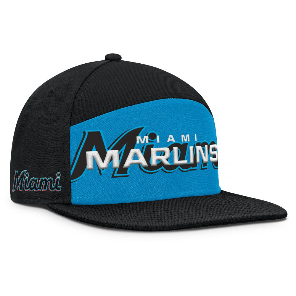 Miami Marlins Fanatics Clubhouse Splitter Snapback Hat | MLB Discount