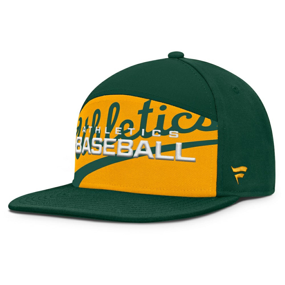 Athletics Fanatics Clubhouse Splitter Snapback Hat | MLB On Sale