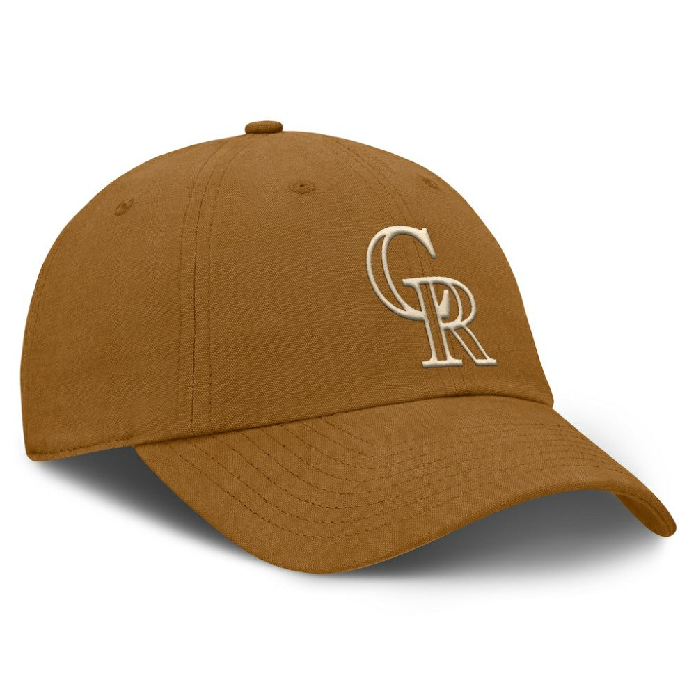 Colorado Rockies Fanatics Act Natural Chopper Adjustable Hat | MLB Shop