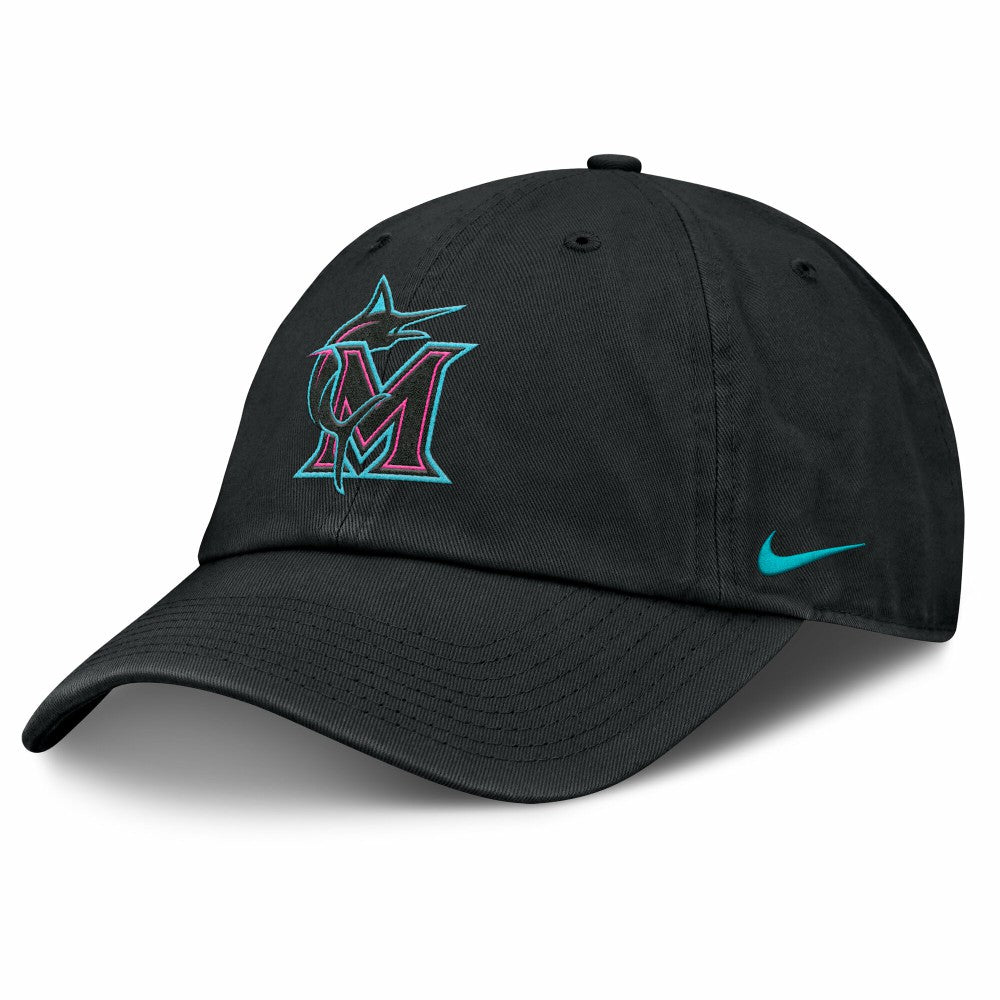 Miami Marlins Nike Unisex 2025 City Connect Club Adjustable Hat | MLB Discount