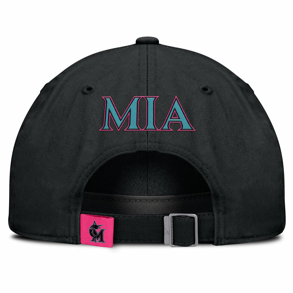 Miami Marlins Nike Unisex 2025 City Connect Club Adjustable Hat | MLB Discount