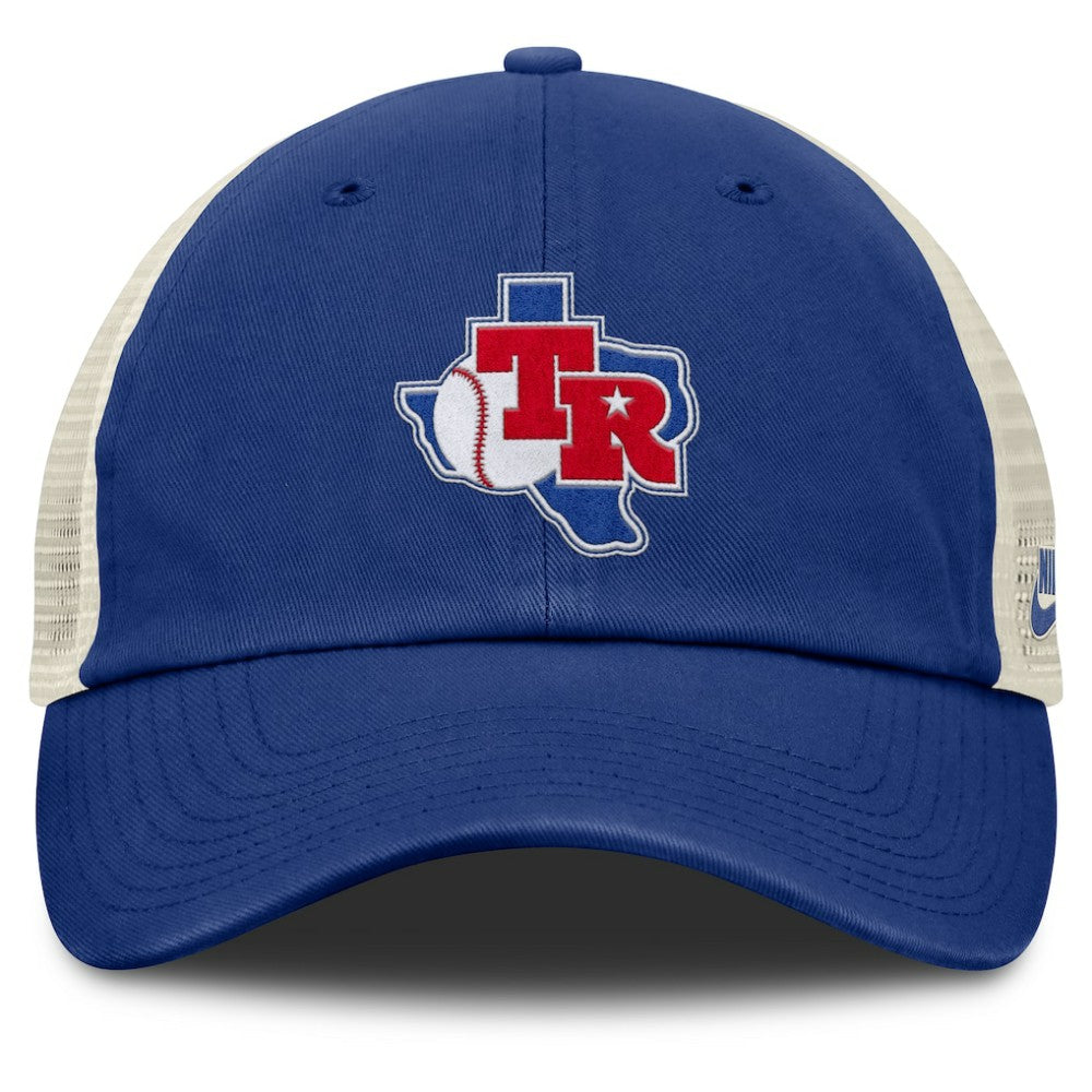 Texas Rangers Nike Cooperstown Collection Club Trucker Adjustable Hat | MLB Shop