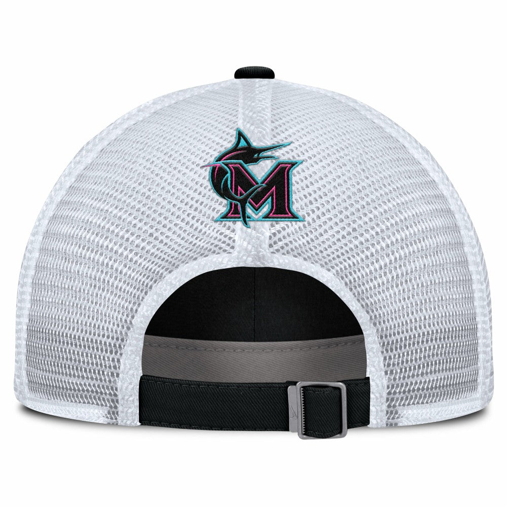 Miami Marlins Nike Unisex 2025 City Connect Trucker Adjustable Hat | MLB For sale