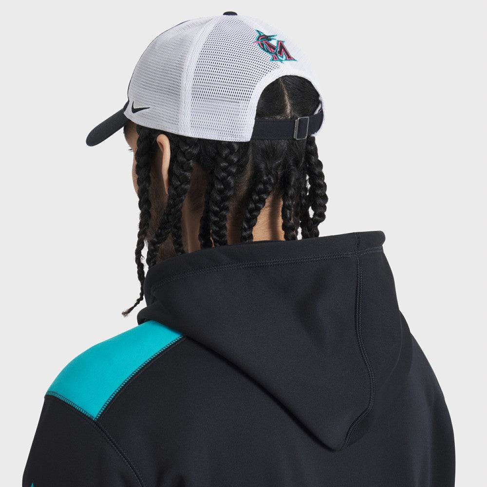 Miami Marlins Nike Unisex 2025 City Connect Trucker Adjustable Hat | MLB For sale