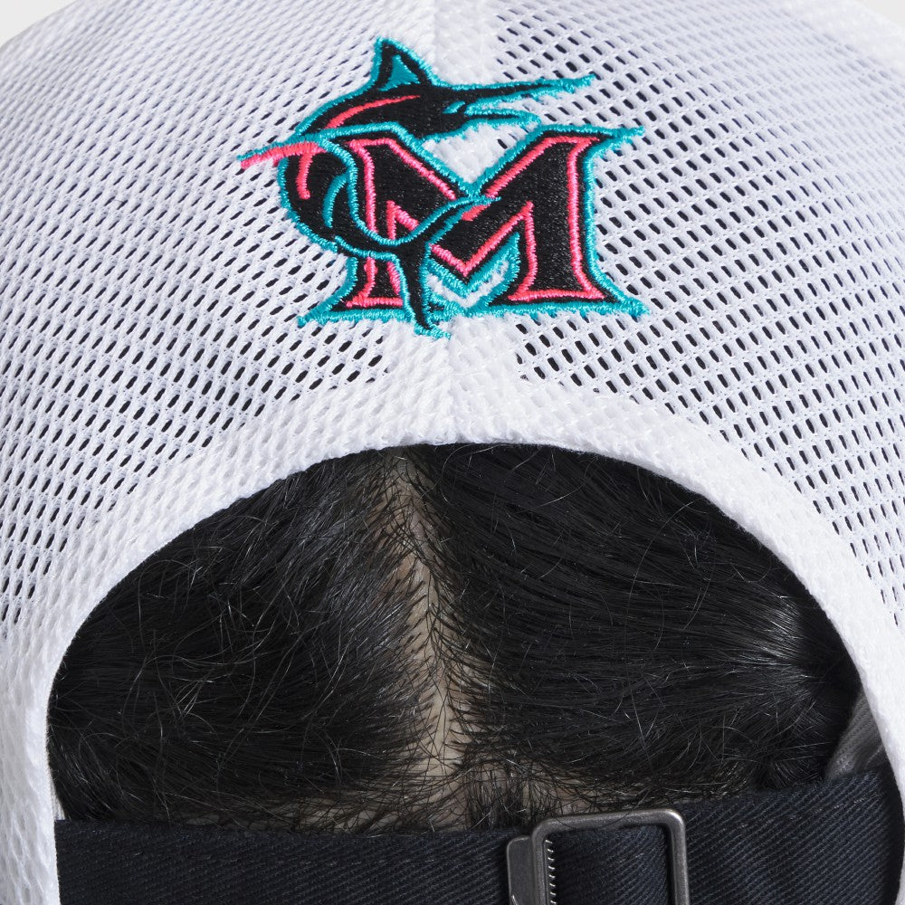 Miami Marlins Nike Unisex 2025 City Connect Trucker Adjustable Hat | MLB For sale