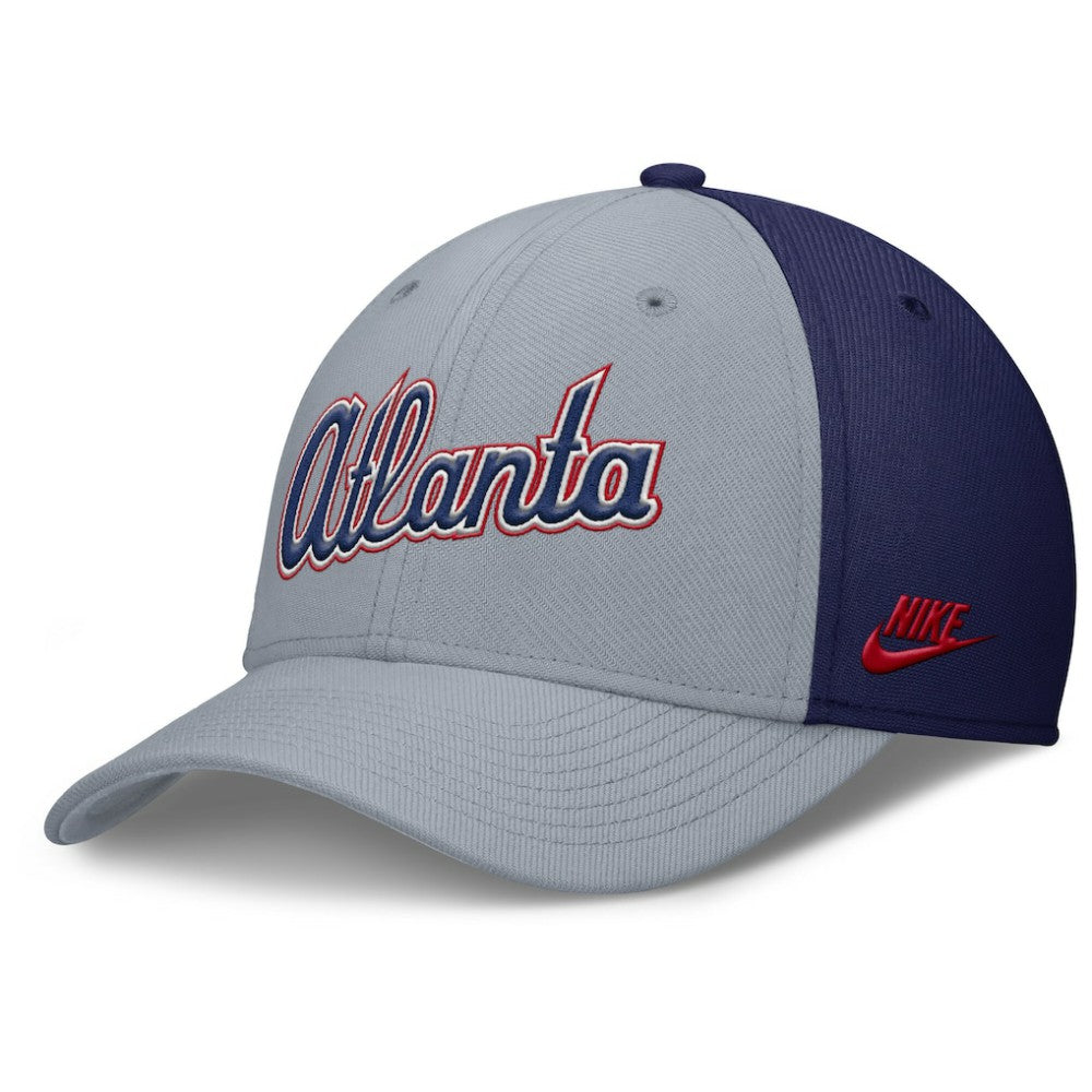 Atlanta Braves Nike Rise Swoosh Performance Flex Hat | MLB New